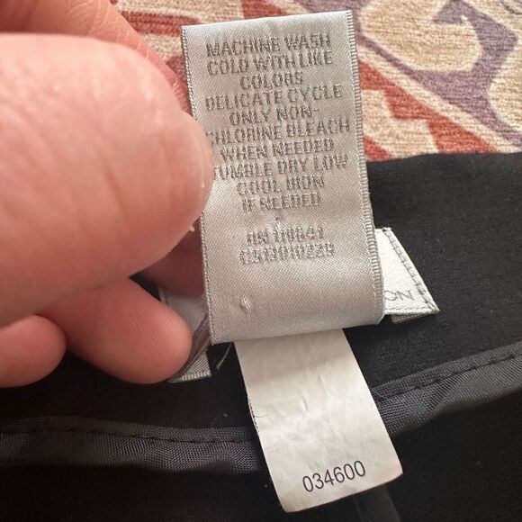 Lane Bryant women’s full zip moto style stretch blazer jacket black size 28 4XL - Picture 5 of 10